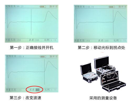 電纜故障測試儀的操作步驟