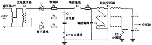 操作波試驗接線(xiàn)圖